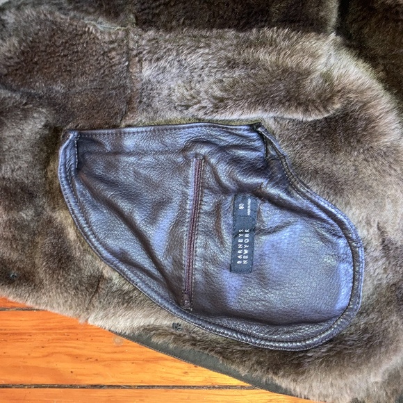 Barney's NY Men's Shearling Coat - Picture 2 of 6